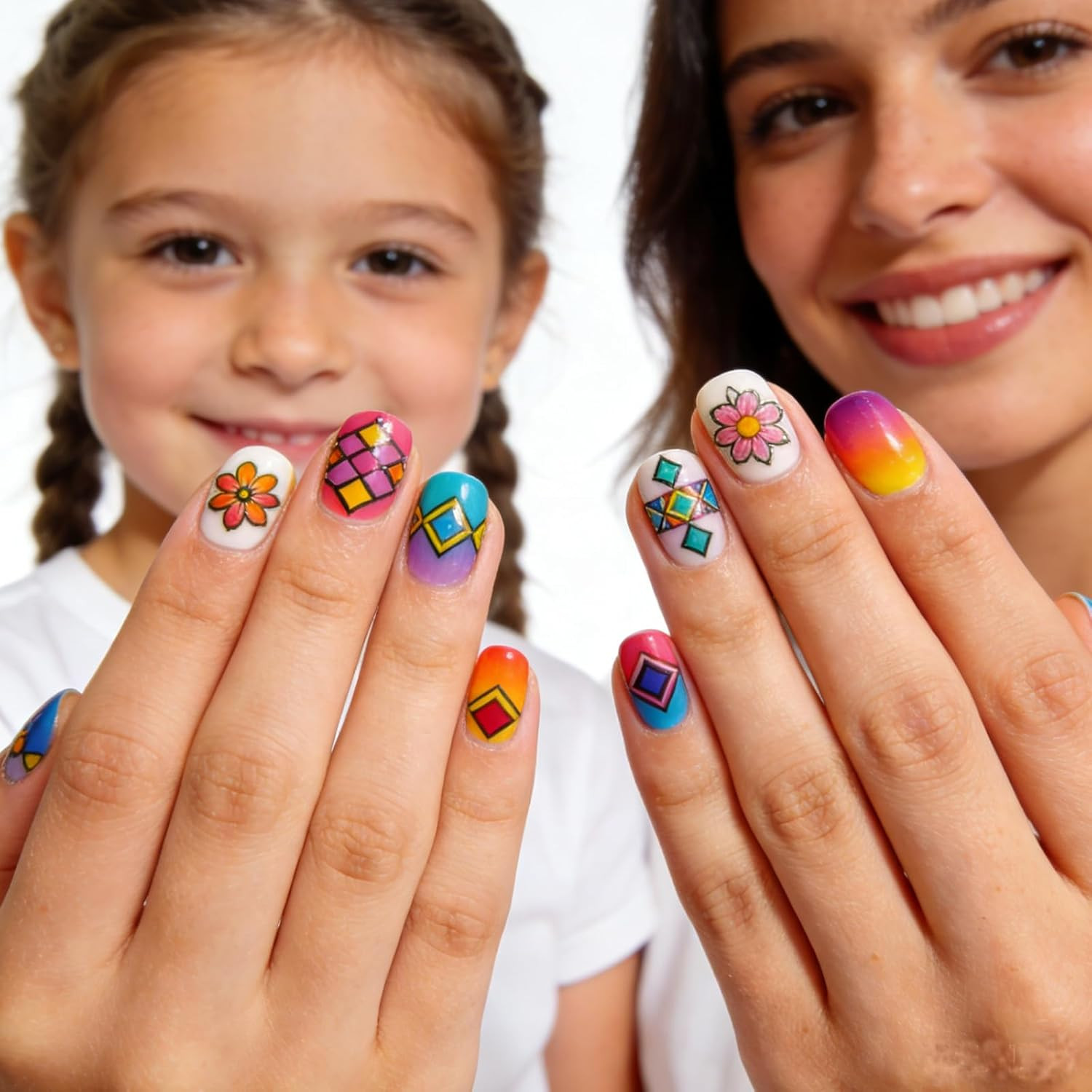 12 Colors Nail Art Pens Set for Painting Nail,Nail Art Markers for Kids Girls Wo