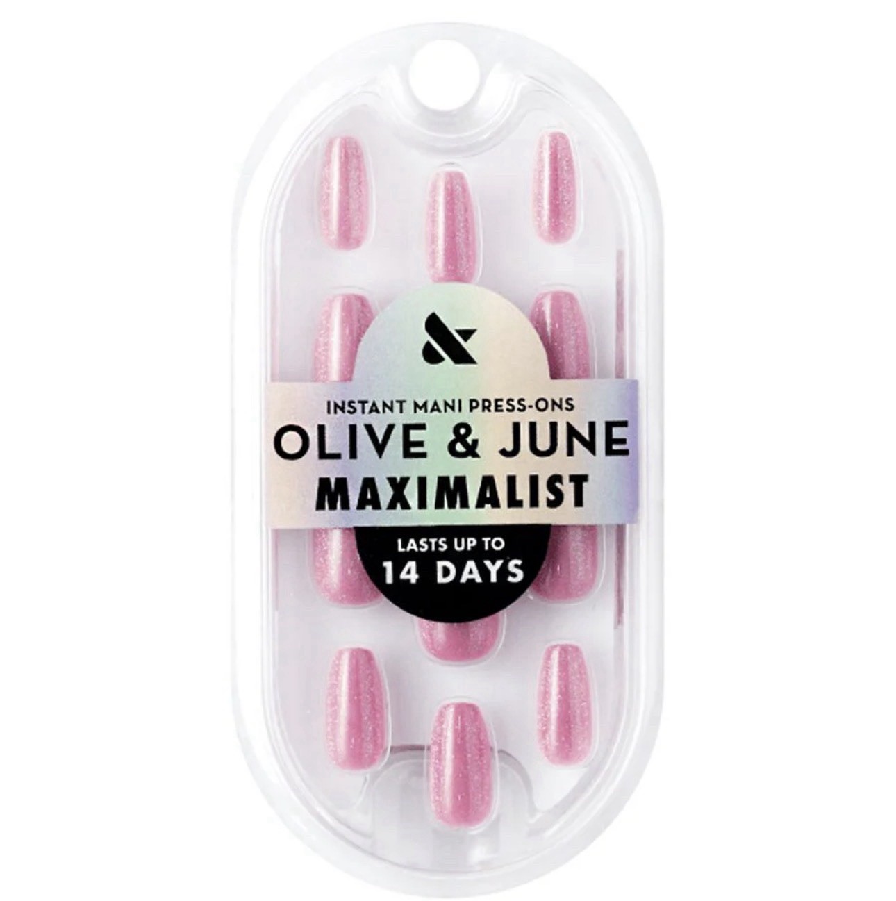 Olive & June Press On Nails Bundle 3 Pack Maximalist White Chrome & Rose Velvet