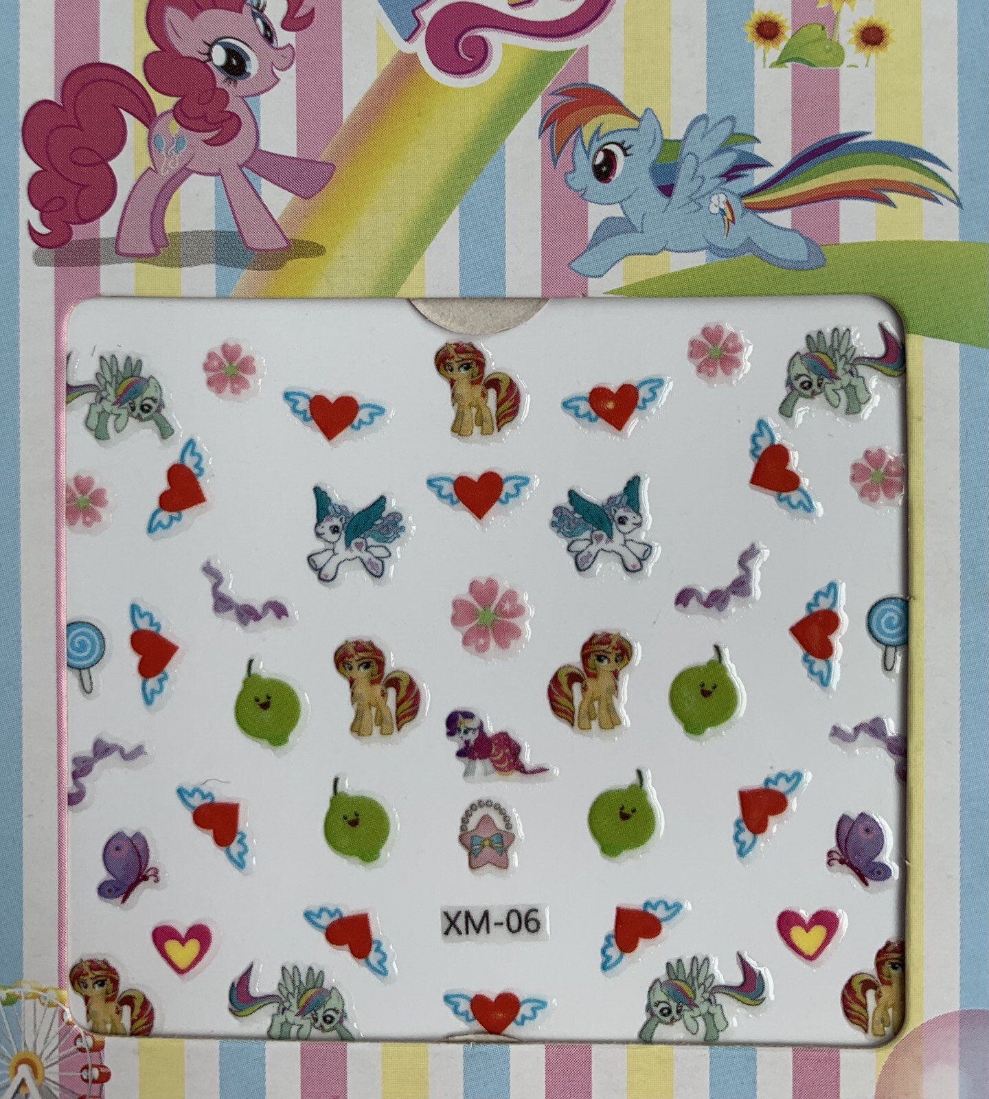 NEW My Little Pony Nail Decal Transfer Stickers
