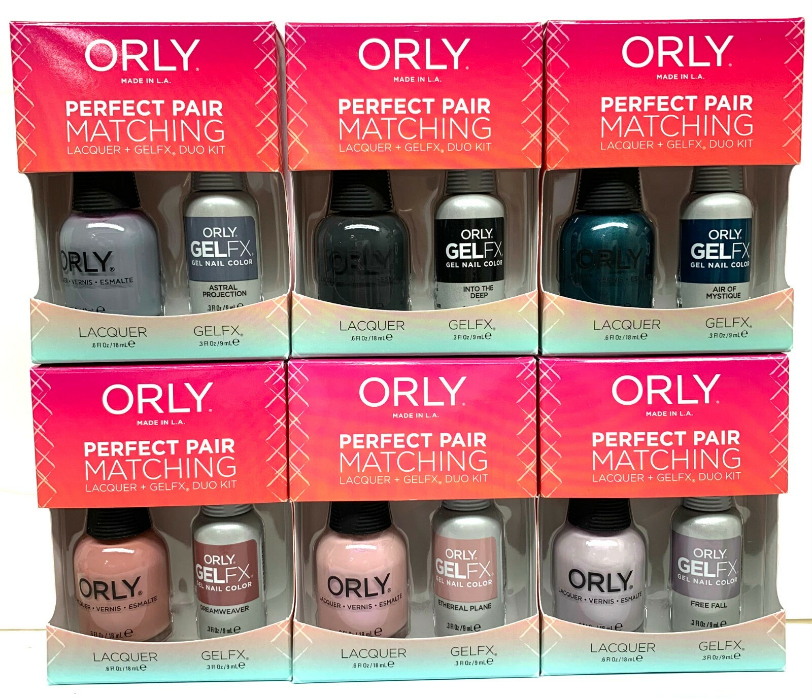 Orly Perfect Pair (Gelfx + NL) – DREAMSCAPE 2019 Collection – Choose Any Duo
