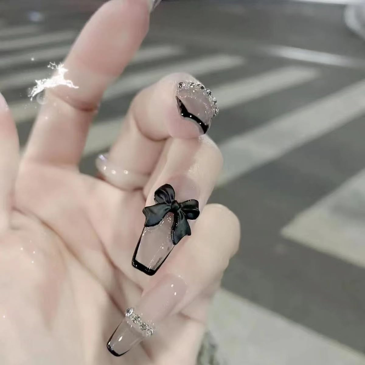 3D Bow Nail Art Charms Resin Kawaii Nail Decorations DIY Manicure Acrylic Nails