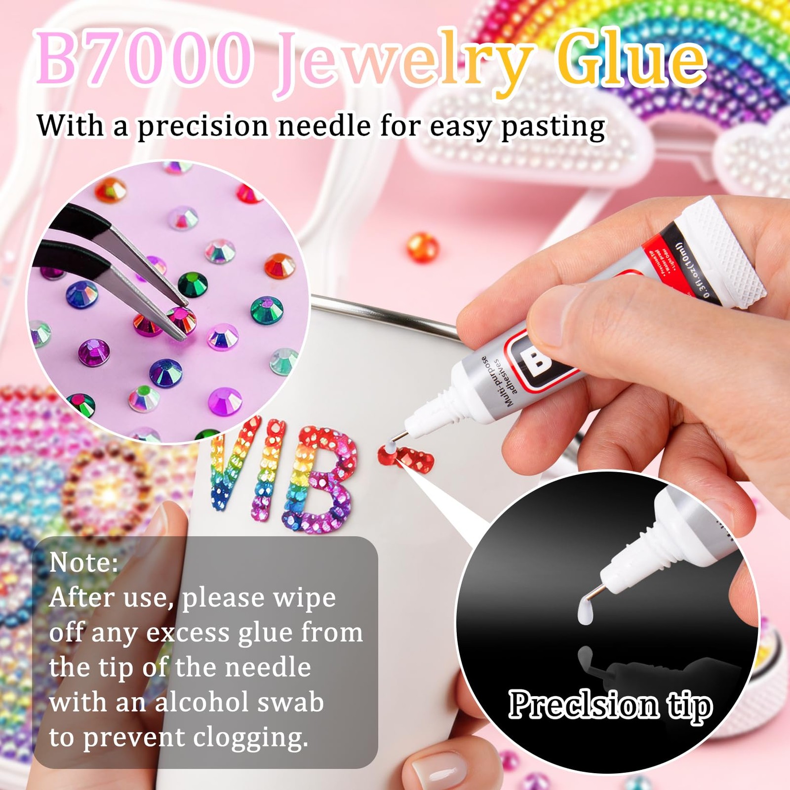 87600Pcs Resin Jelly Rhinestones for Bedazzling, 40 Colors 3mm Multicolor Fla…