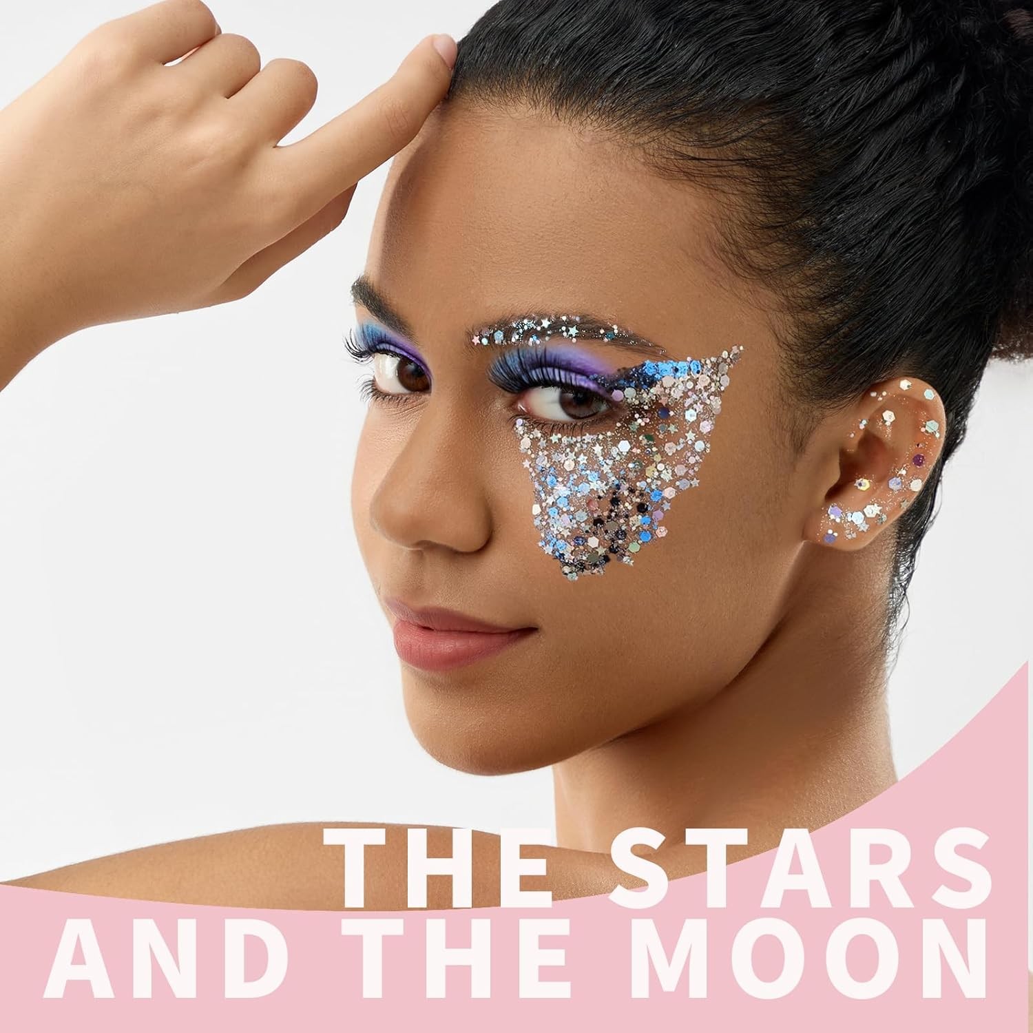 Body Glitter Gel Kit 8 Colors Face Hair Festival Rave Party Makeup Halloween