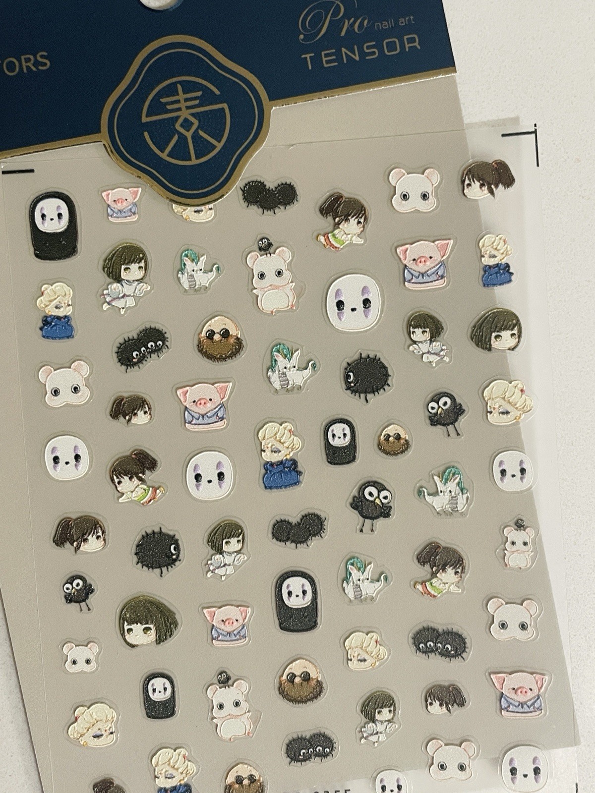 Ghibli 5D High-Quality Nail Stickers – Anime Characters Nail Decals