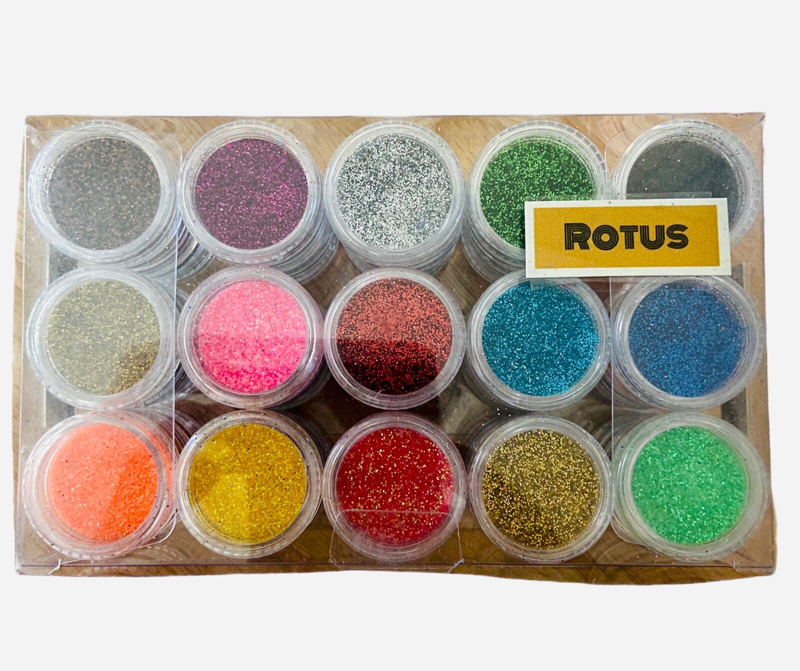 45 Mix Colors Art Powder GLITTER Dust SET UV Acrylic Nail Tips Glitters Manicure