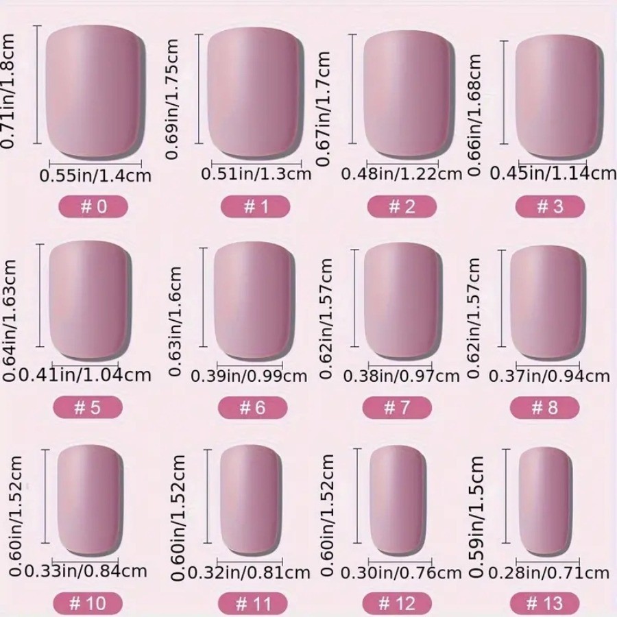 60Pcs Cute Bear Cartoon Press on Nails, Short Square Lovely Glossy Fake Nails