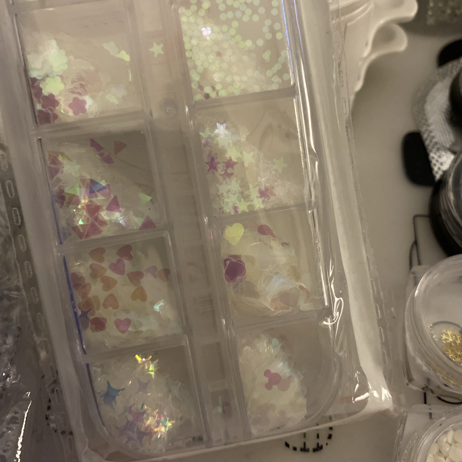 Nail Decoration Pots Alloy Shapes Embellishments Pearl’s Glass crystal & extras