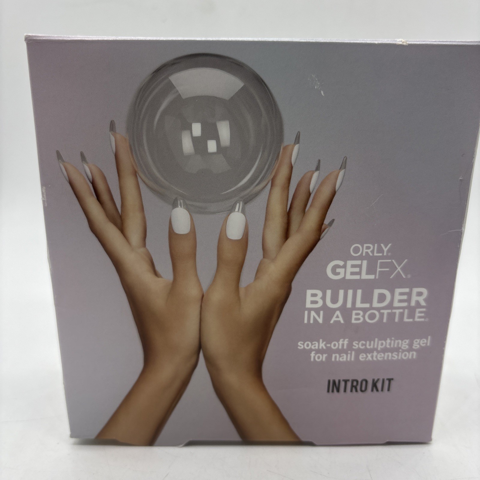 NIB Orly GelFX Builder In A Bottle Intro Kit Primer Topcoat Perfect Fit Forms