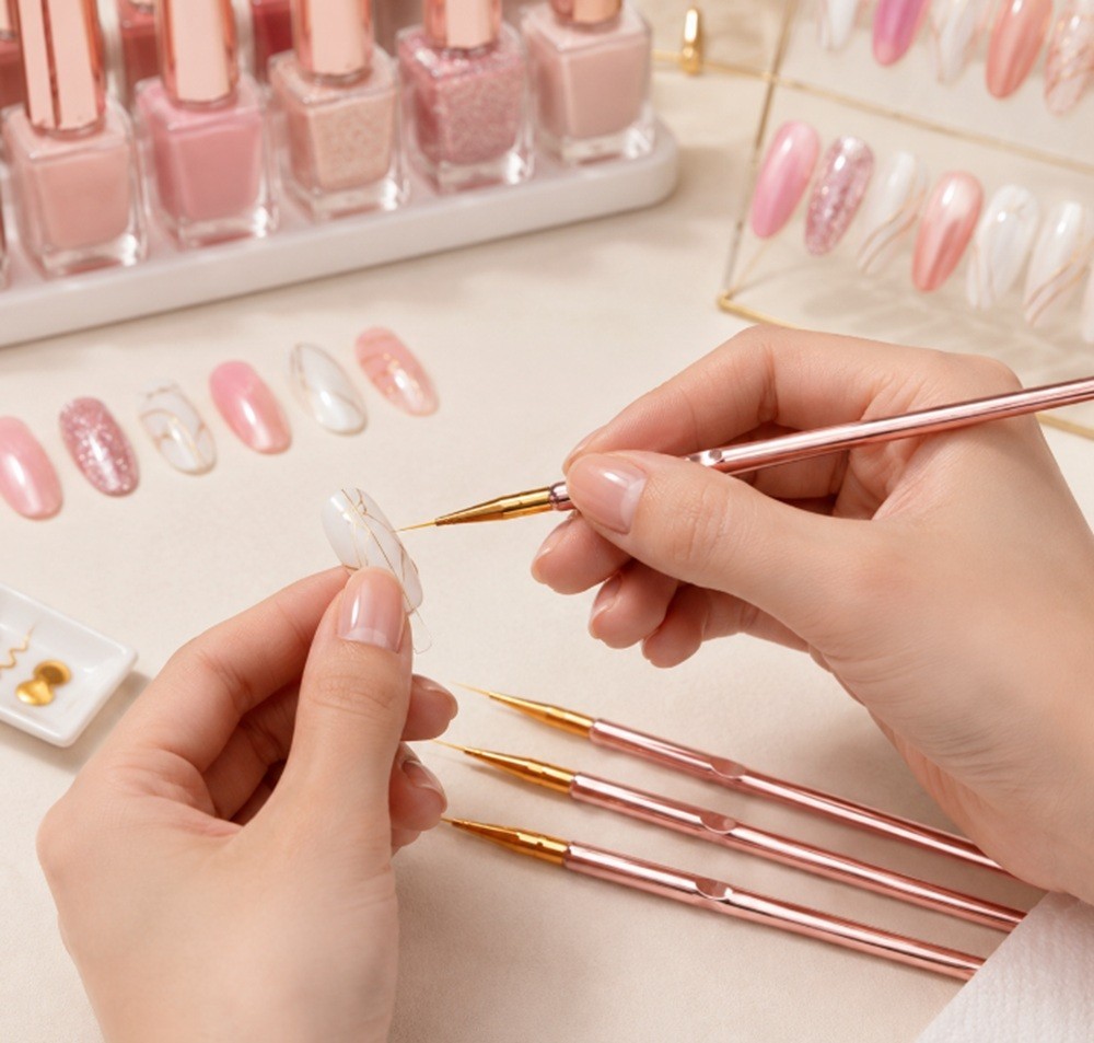 3 Pcs Nail Art Liner Brush Set – Precision Gel Polish Painting, Nail Design Pen