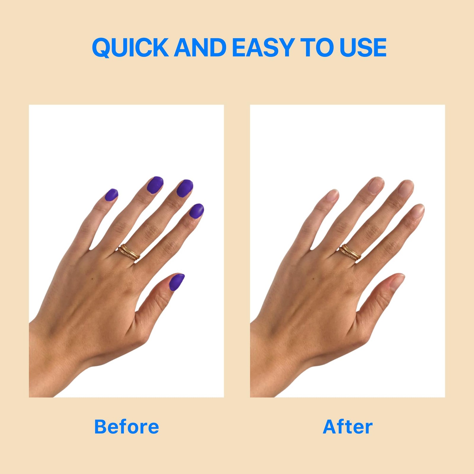 Gentle Touch Non-Acetone Nail Polish Remover | Nourishing 8 Fl Oz (Pack of 1)