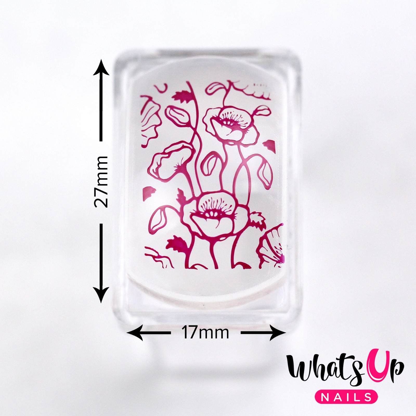 Mini Rectangular Clear Stamper & Scraper for Stamped Nail Art