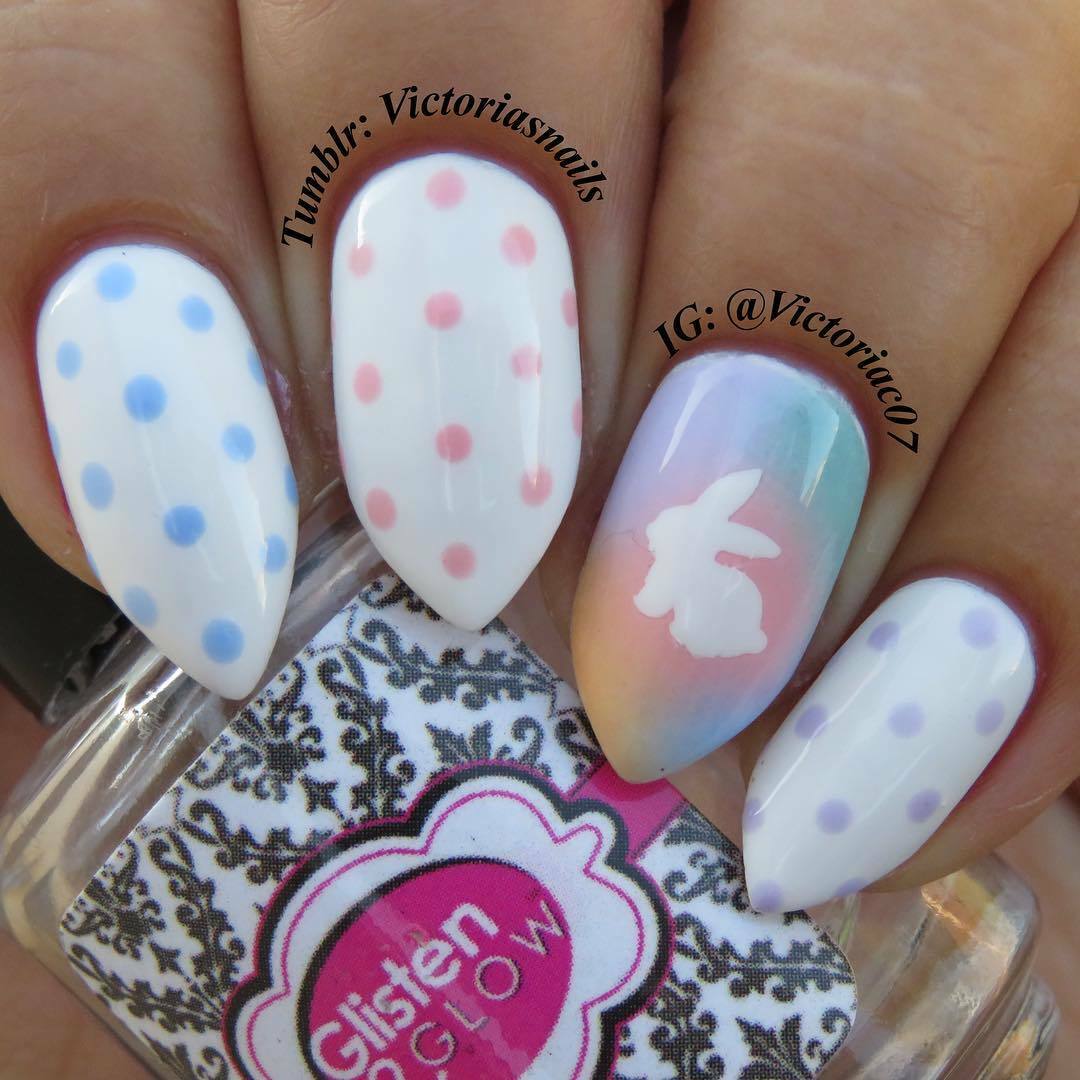 Bunny Stencils for Nails, Easter Nail Stickers, Nail Art, Nail Vinyls