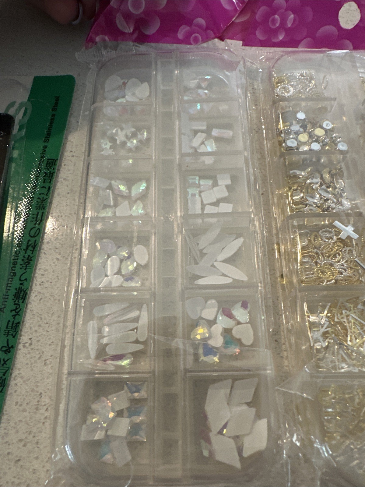 Nail Art Assorted Charms & Tools