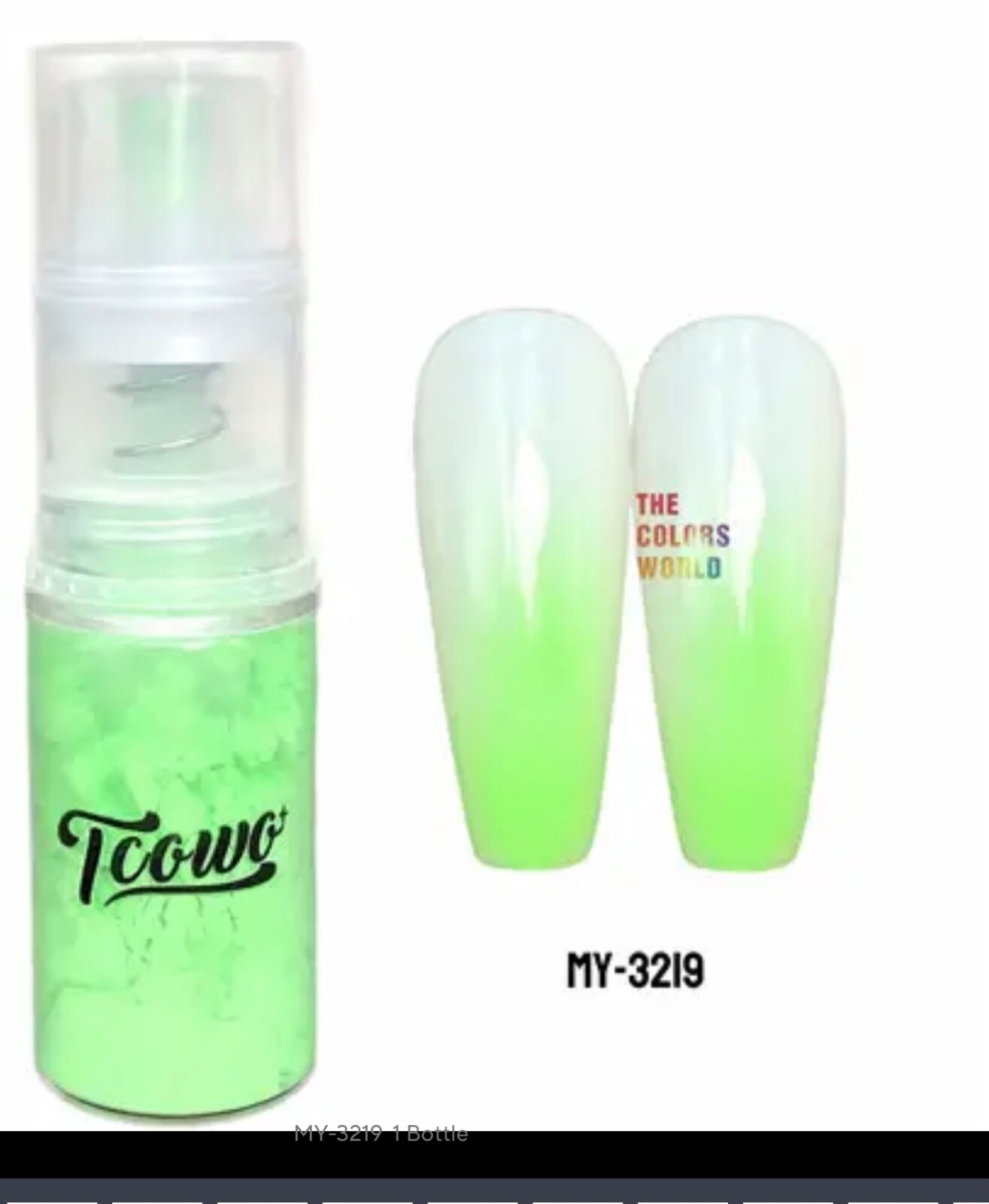 6 Colour Set Neon Pigment Nail Art Powder spray for Ombre nails face Body