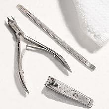 Extra Strength Toenail Nailcare Kit – Heavy-Duty Stainless-Steel Clipper + Mini