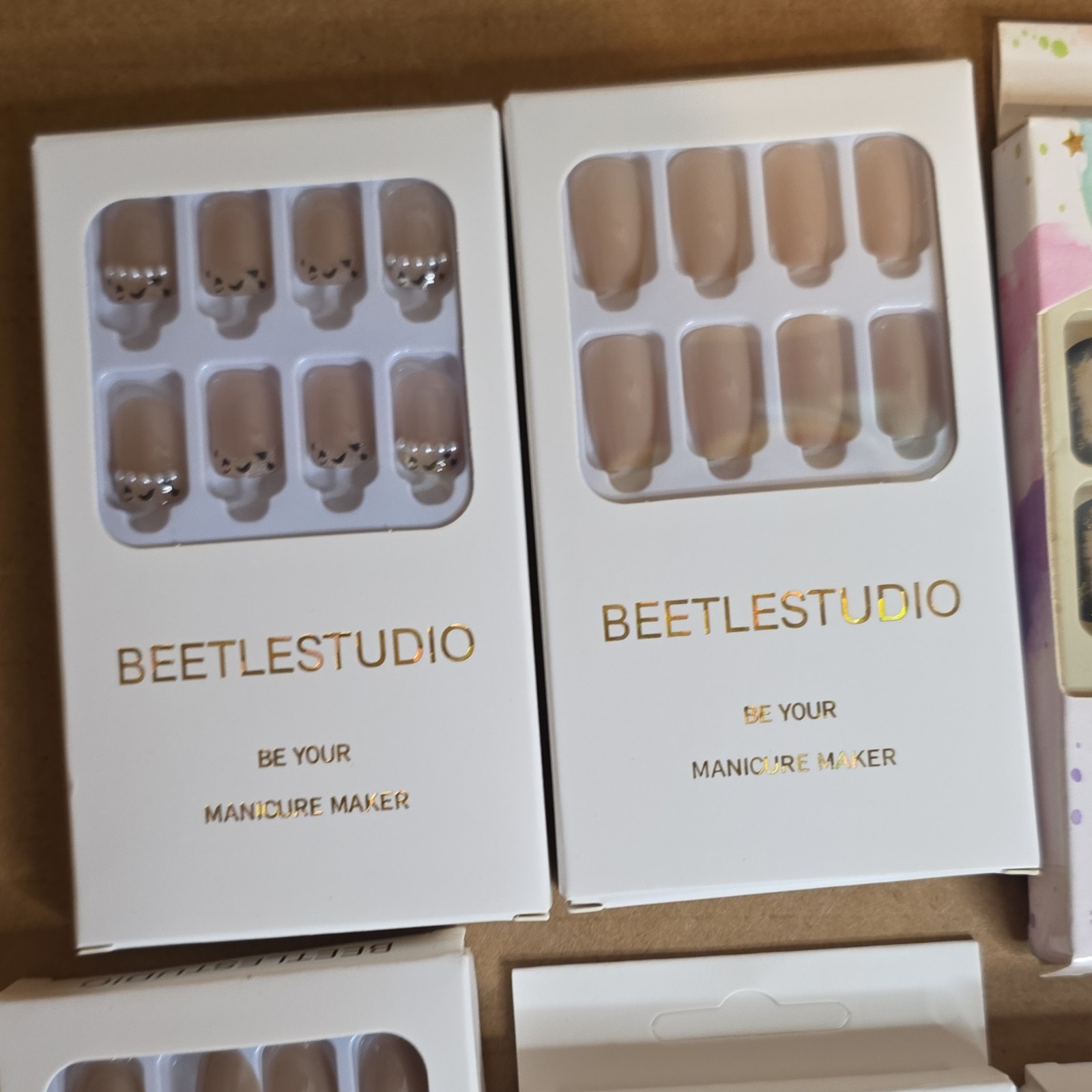 bundle #7 Press-On Nails Multicolor