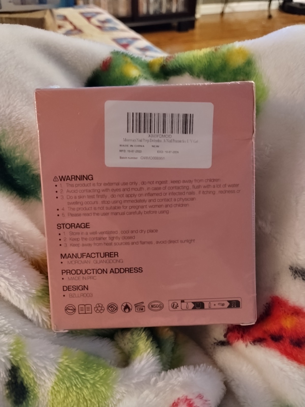 New Morovan Professional Nail System Gift Box Set Nail Art Prep Primer Mj186