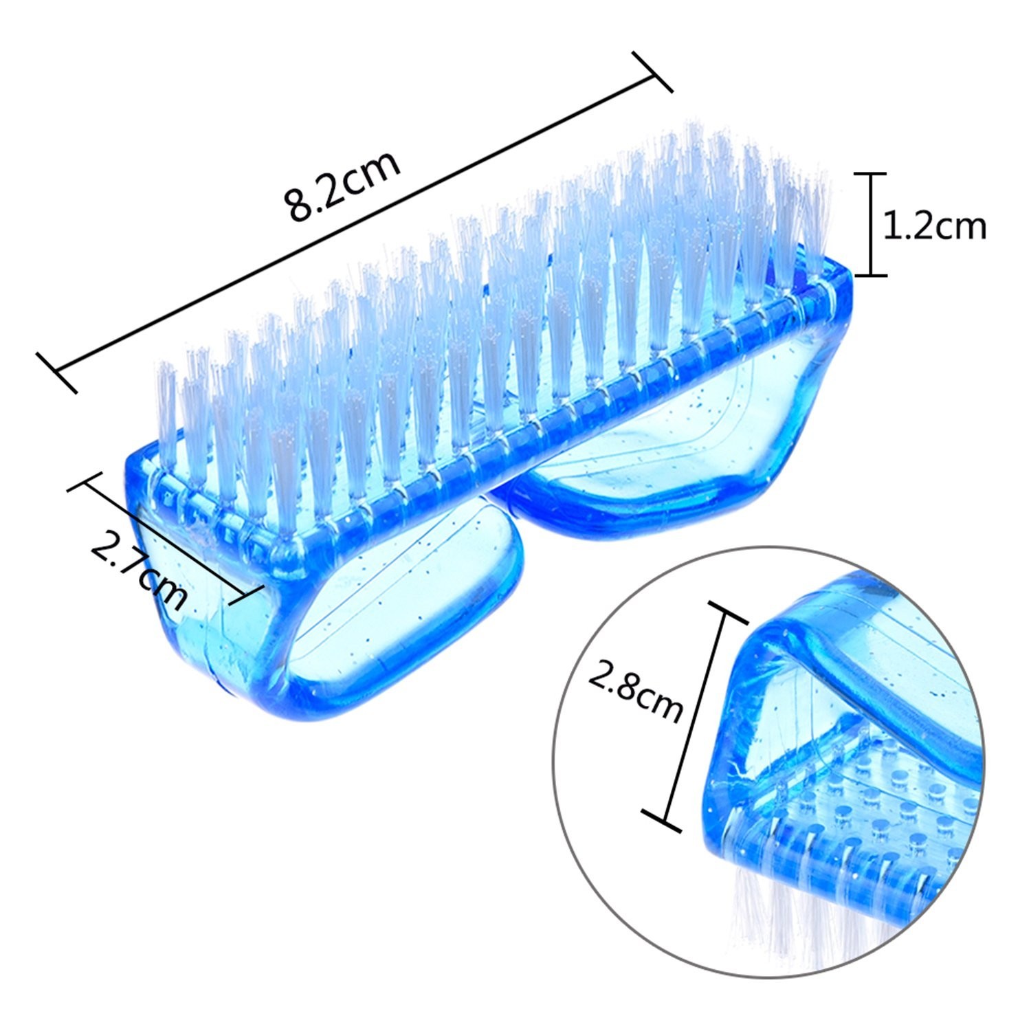 Multi-Color Nail Cleaning Brushes Set with Comfortable Grip for Personal Care