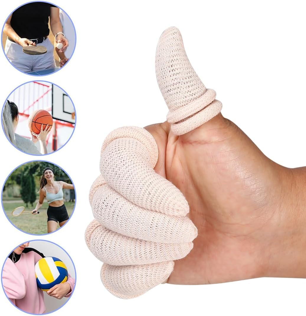 30 Pcs Bobs Thumb Bandage Finger Bandage Tubular Cotton Finger Cots for Kitchen