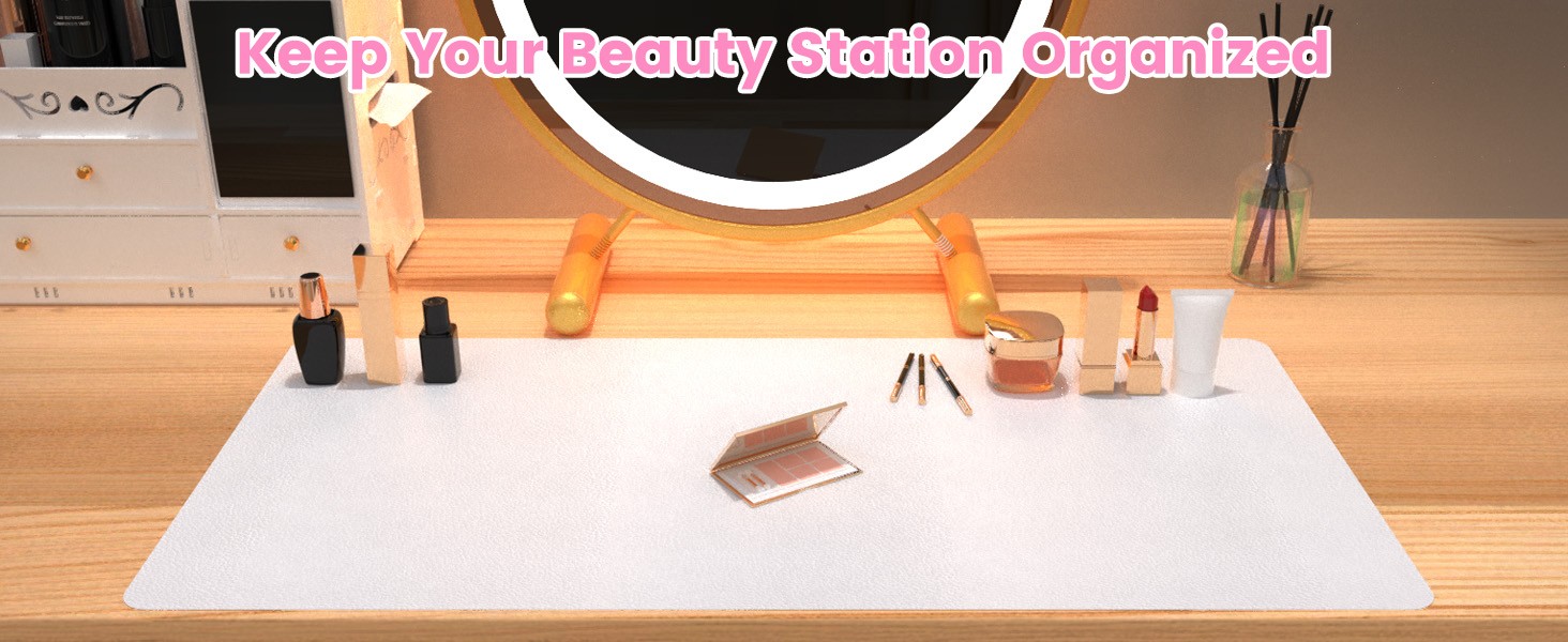 Nail Art Table Mat, (MAT ONLY) Foldable Nail Art Hand Rest Pad for Nail Arm