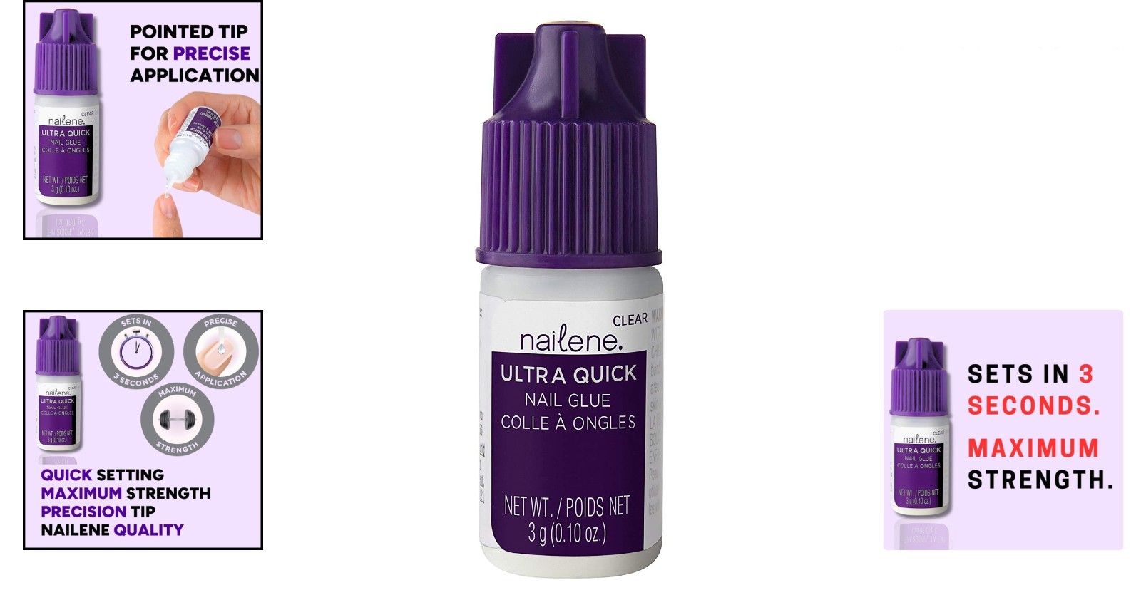 Precision Tip Nail Glue – Fast-Drying & Water Resistant for Flawless Application