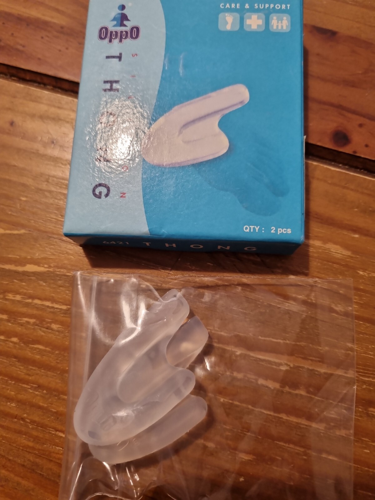 2 x Oppo 6421 Silicone Gel Toe Separators Overlapping Toes Calluses Large