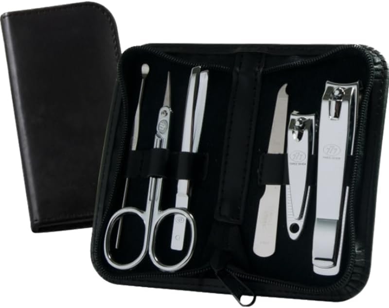 777 Three Seven TS-460SC Nail Clippers Set – 6 ential Tools, Made in