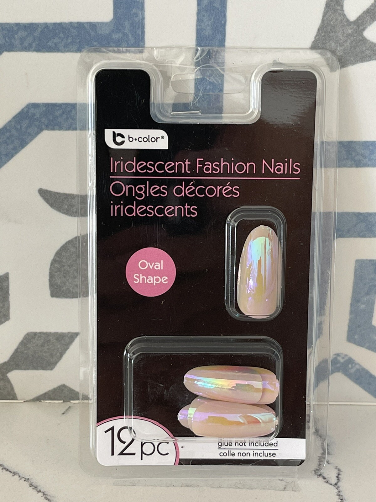 Metallic and Iridescent Fashion Nails Lot Of 7 Stiletto and Oval Shape New! 72pc