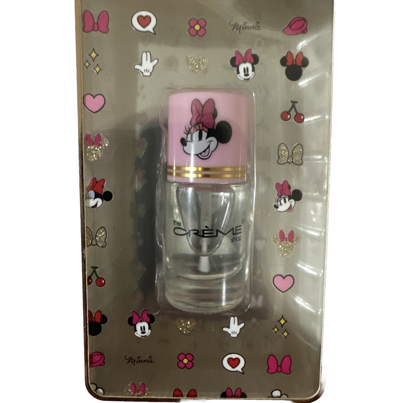 The Crème Shop Minnie Mouse Nail Decal + Polish Set New Sealed