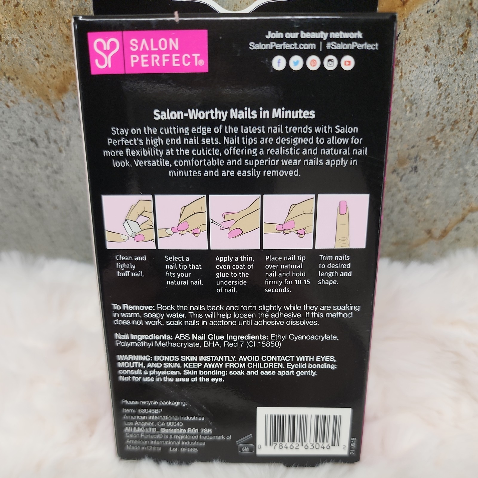 Salon Perfect Artificial Nails Luxe Nail Set 1 Pack 24