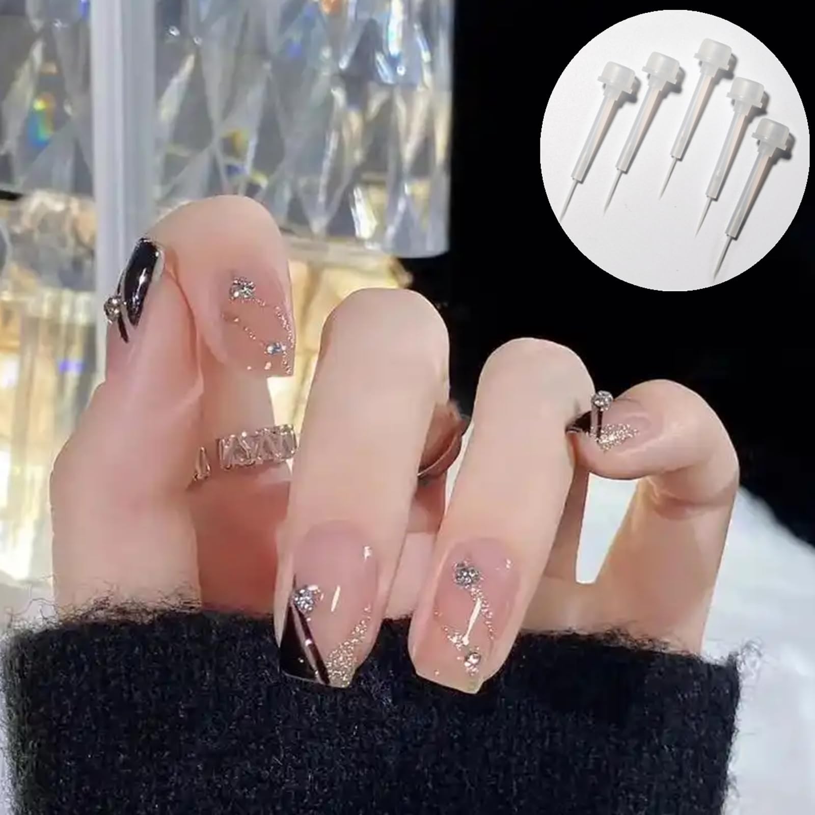 20 Pcs Nail Polish Brush Replacement Dip Powder Liquid Replacement Brushes Na…