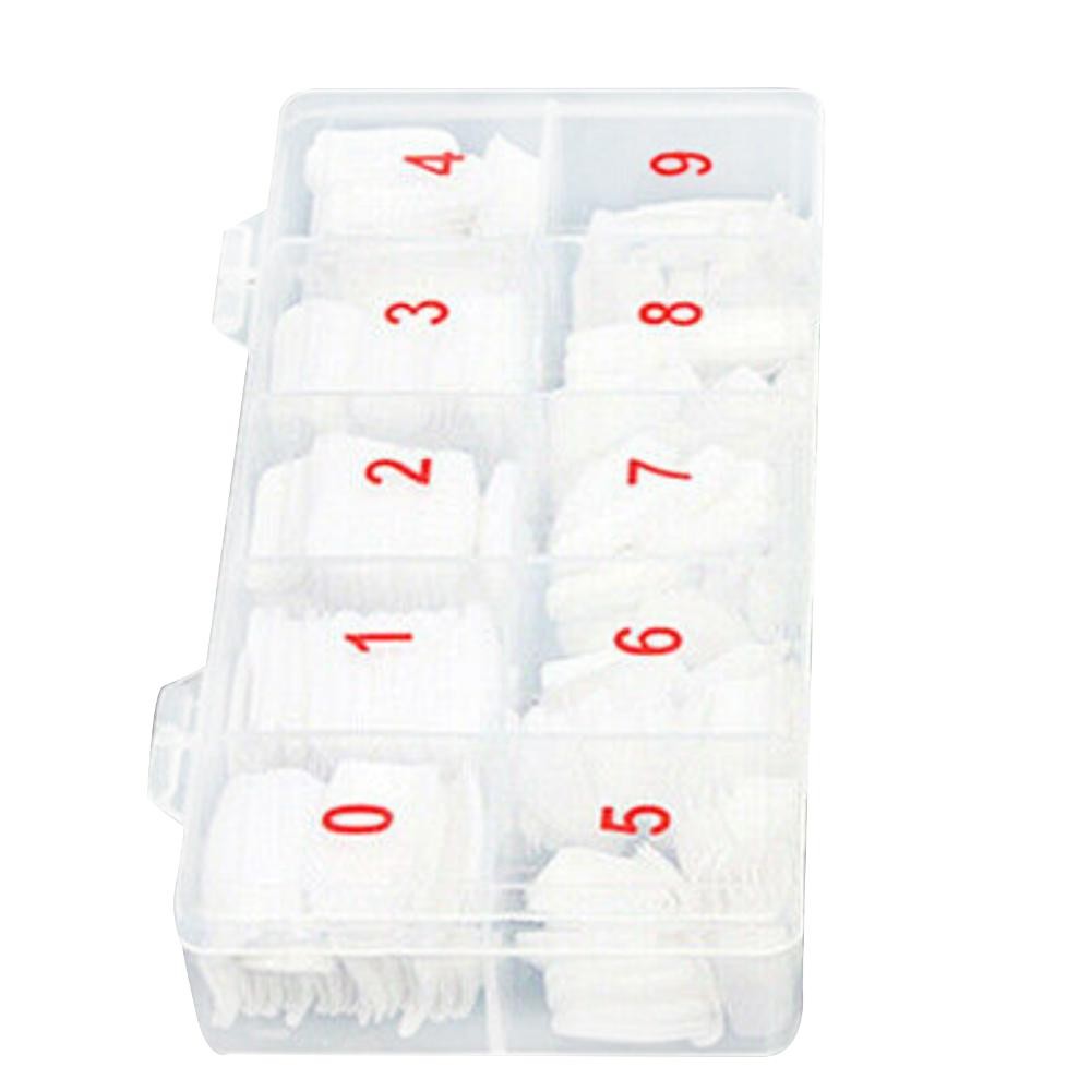 500pcs Fashion Manicure Full Cover Natural False Nails Fake Tips Tool Assortment