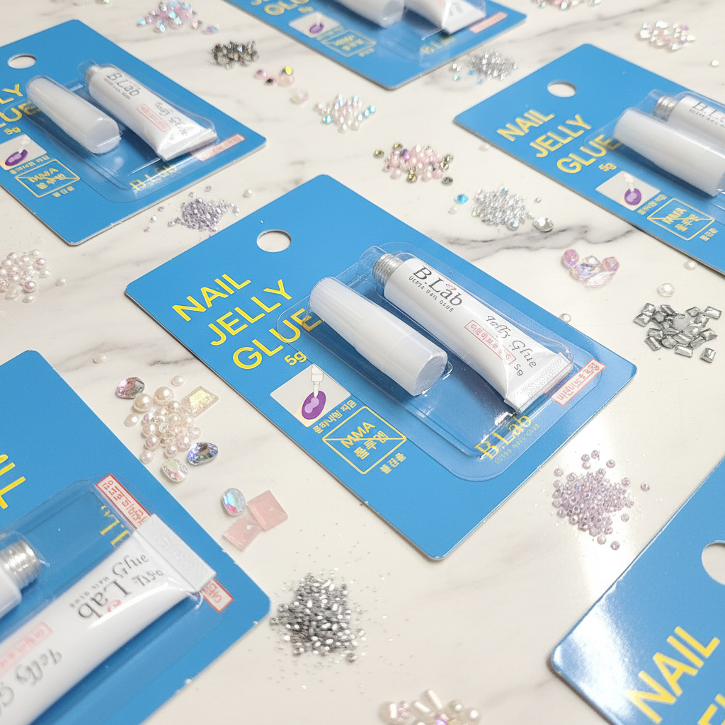 B.Lab Nail Jelly Glue 5g Strong Gel Nail Glue No Run MMA Free Nail Art