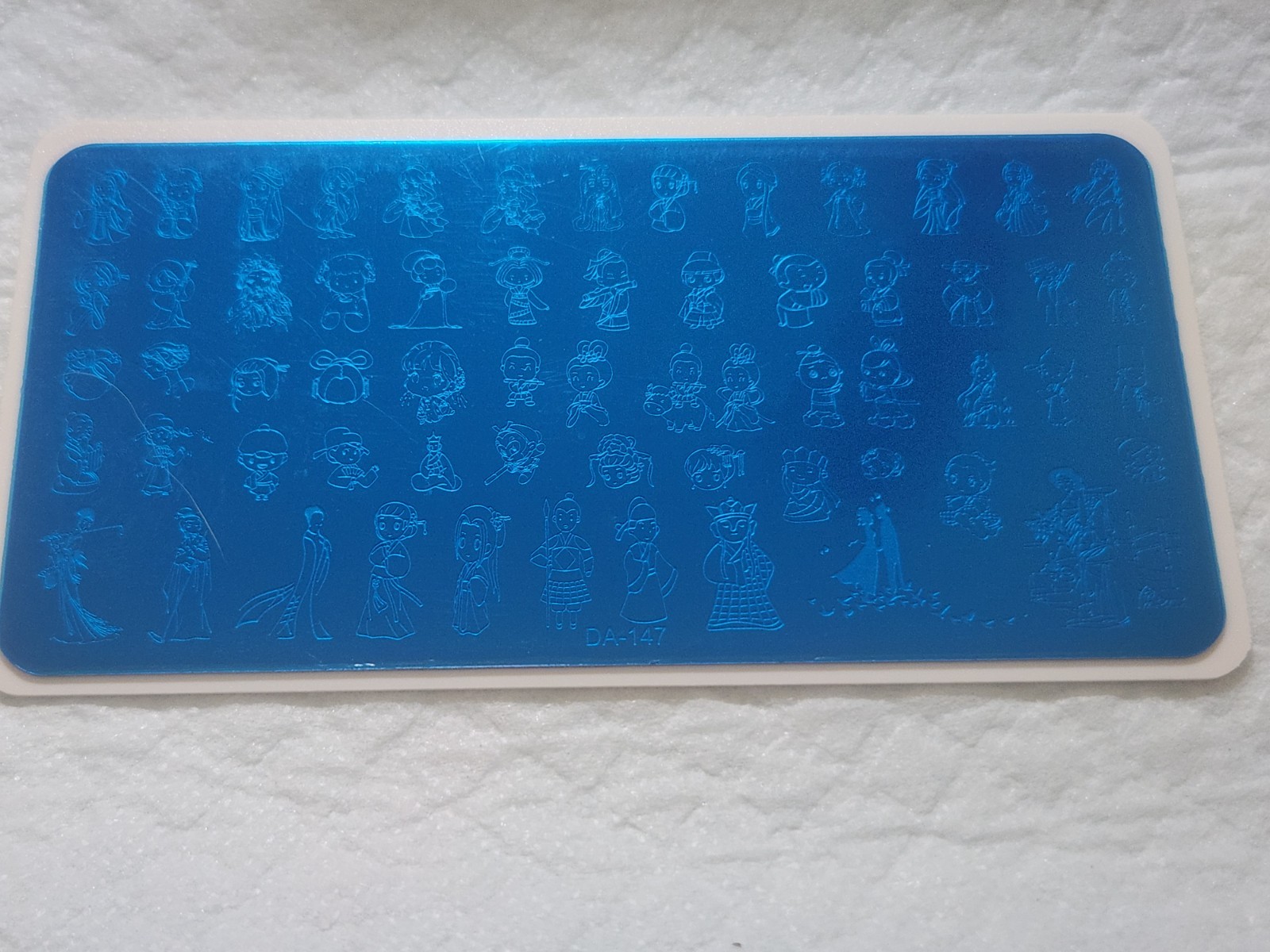 Beautiful Cultural Characters Nail Stamping Plate – New (DA-147)