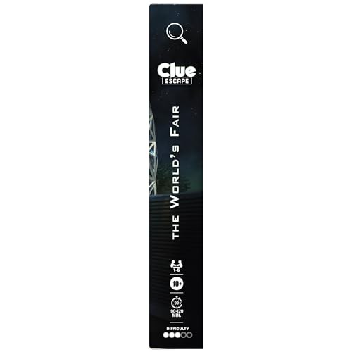 Clue Escape: The World’s Fair Board Game | Escape Room Medium, Not Applicable