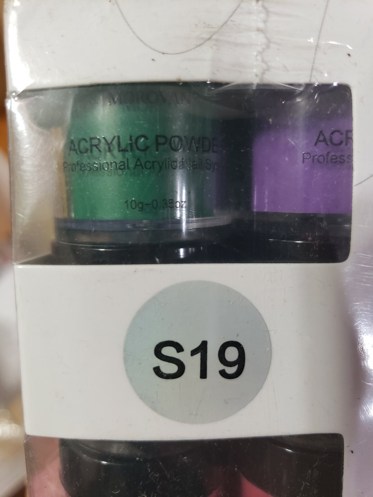 MOROVAN ACRYLIC POWER SET 12 COLOR 10G X 12 –NEW