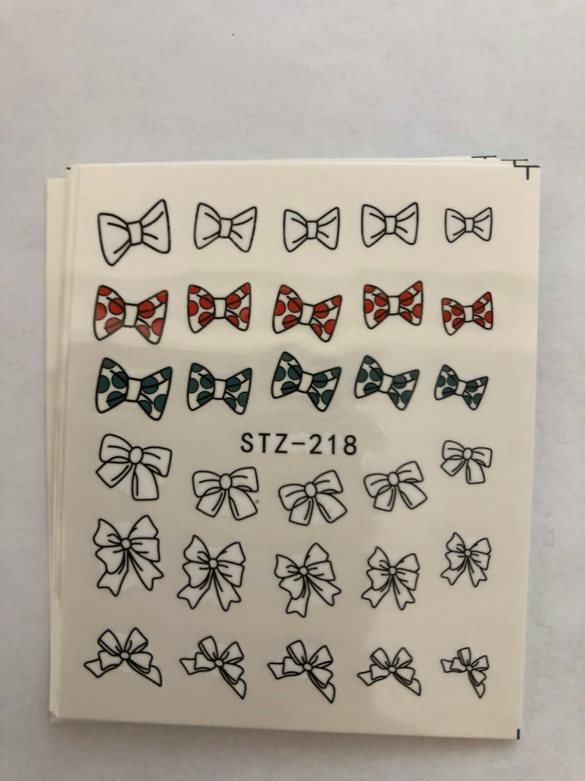 Full Wrap Water Transfers Nail Art Decals Flower Clock Leaf Bow Decoration NS11