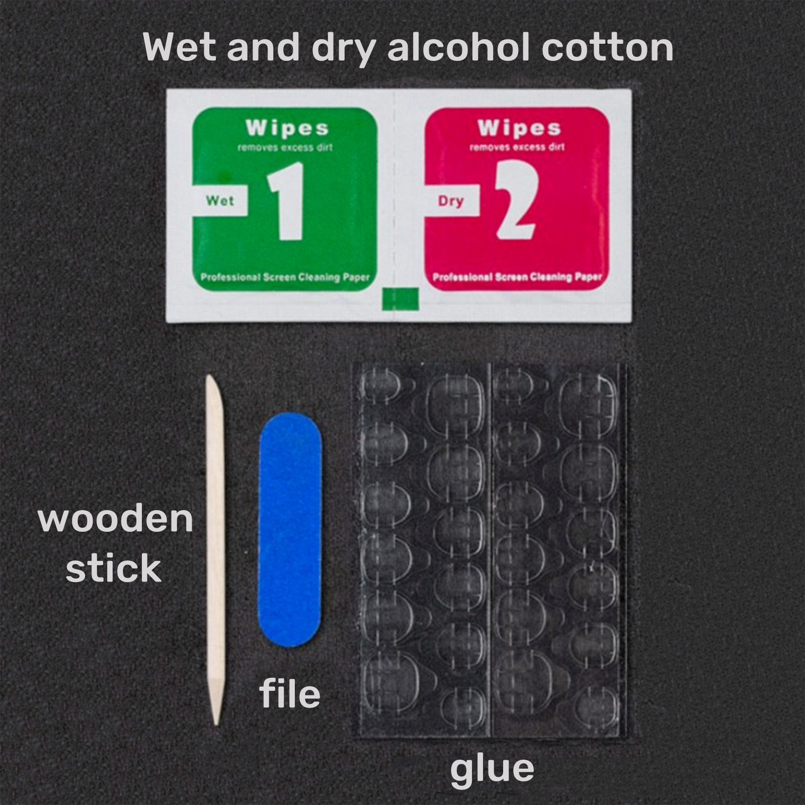 Double-Sided Nail Glue Tape Sticker Adhesive Tabs for Press on Nails Waterproof