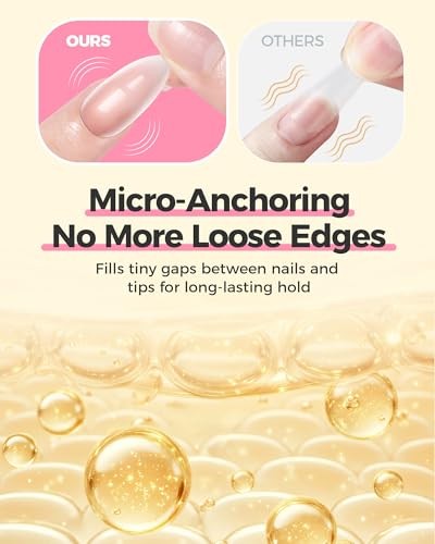 Super Strong Brush On Nail Glue,【Advanced Resin Formula with Deep Micro