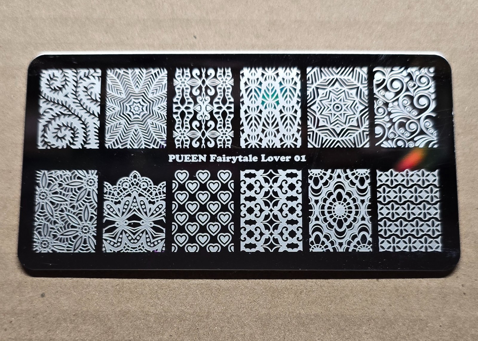 PUEEN Nail Party Marble Paradise Fairytale Nature Love Fancy Nail Stamping Plate