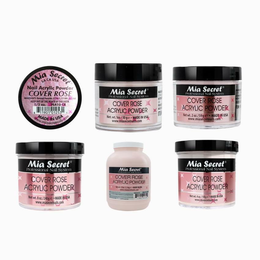 Mia Secret Cover Rose Acrylic Powder 1/2oz 1oz 2oz 4oz 8oz 24oz ~Pick Size