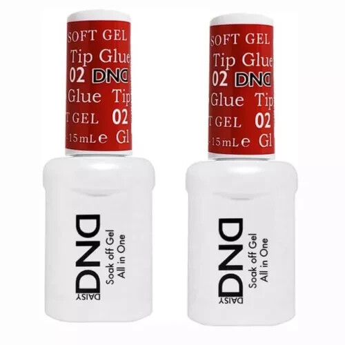 DND Gel E Tip Glue for Soft Gel Tips #02 (Pack of 2)