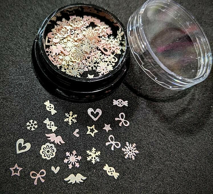 CHRISTMAS BLEND SEQUINS~U CHOOSE~Nail•Acrylic•Gel•Body Art•Face•Festival•Crafts
