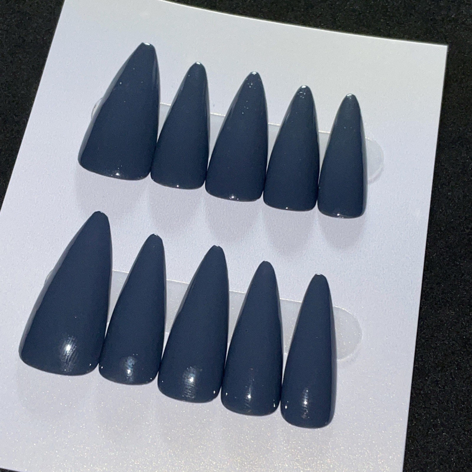 10 Handmade Press-on Nails ~ Number 62 ~ Size Medium ~