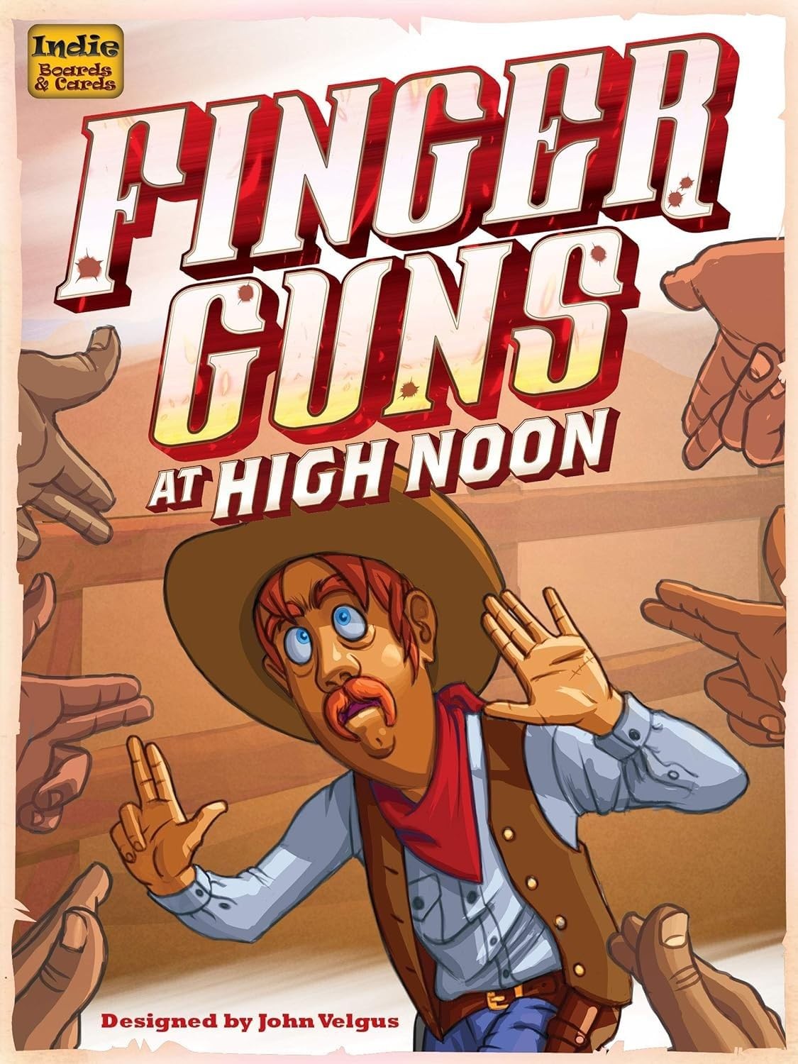 Finger Guns at High Noon by Indie Boards & 7.87 x 5.91 x 1.77 inches, Tan