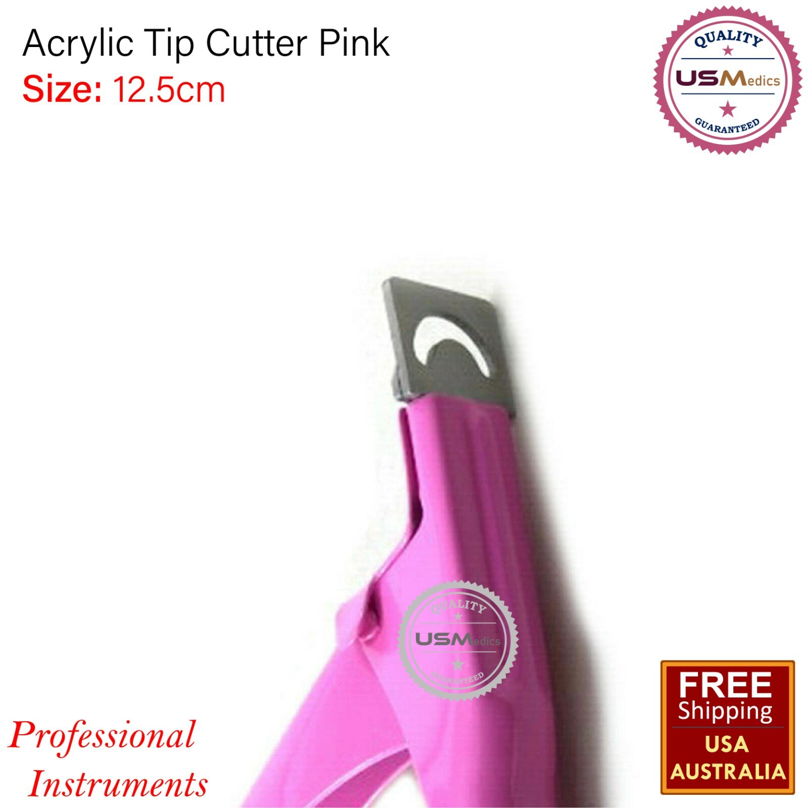 NEW Trimmer Nail Clippers Manicure Art U-shaped Scissors Cutter Fake Acrylic