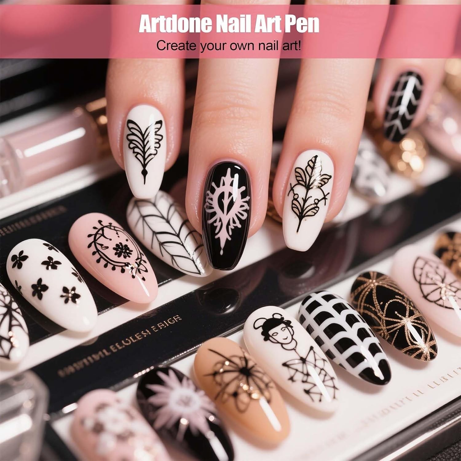 31pcs Nail Art Brushes, Nail Art Tool Set, Dotting Tools, Dust Brush,Str