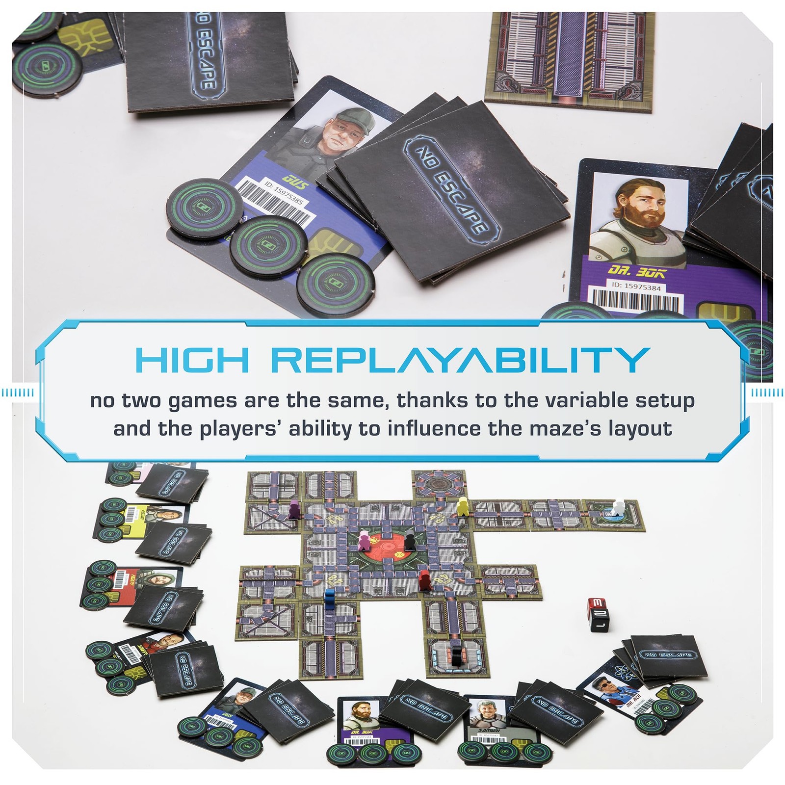 No Escape Board Game – Strategy Games for Volume: 331.5 cubic inches