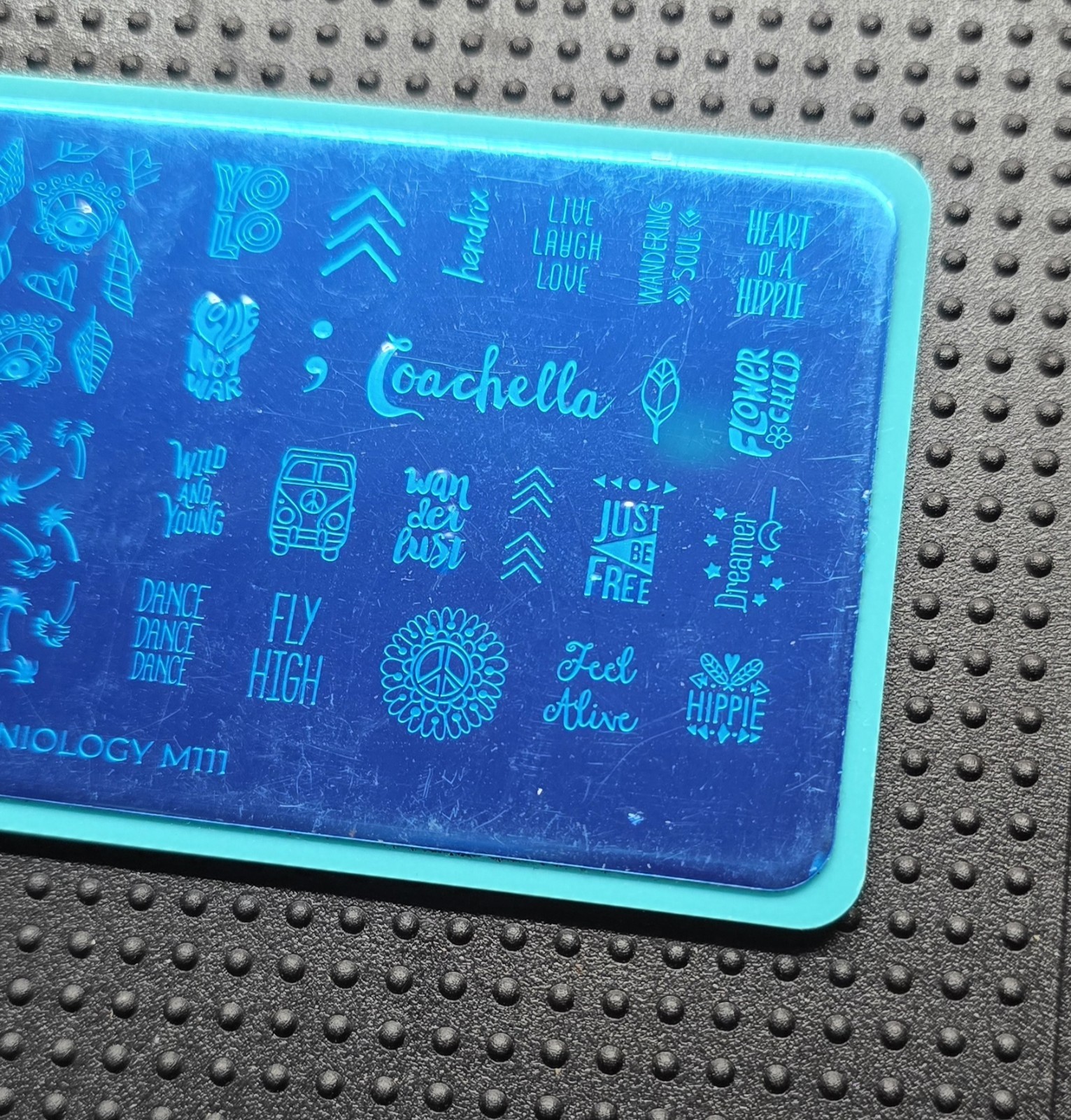 Maniology M111 Bundle Monster Festive Collection Pattern Nail Stamp plate HTF