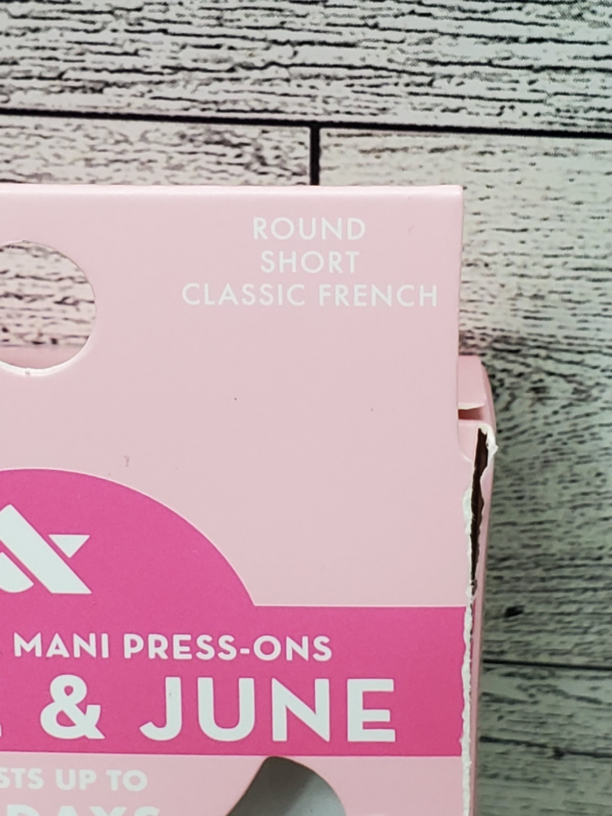 Olive & June Super Stick Mani Press-Ons French Nails, Short, Round